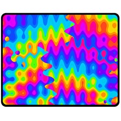 Amazing Acid Rainbow Fleece Blanket (medium) 