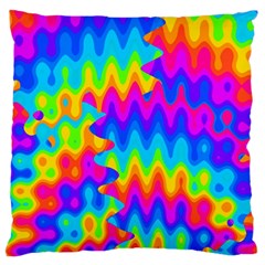 Amazing Acid Rainbow Large Cushion Cases (two Sides) 