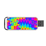 Amazing Acid Rainbow Portable USB Flash (Two Sides) Front