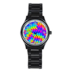 Amazing Acid Rainbow Stainless Steel Round Watches