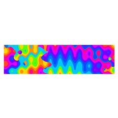 Amazing Acid Rainbow Satin Scarf (oblong)