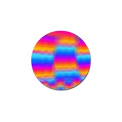 Psychedelic Rainbow Heat Waves Golf Ball Marker by KirstenStar