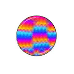 Psychedelic Rainbow Heat Waves Hat Clip Ball Marker (4 Pack)