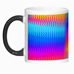 Psychedelic Rainbow Heat Waves Morph Mugs by KirstenStar