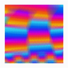 Psychedelic Rainbow Heat Waves Medium Glasses Cloth by KirstenStar