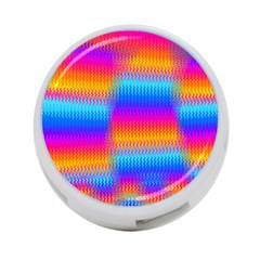 Psychedelic Rainbow Heat Waves 4-port Usb Hub (two Sides)  by KirstenStar