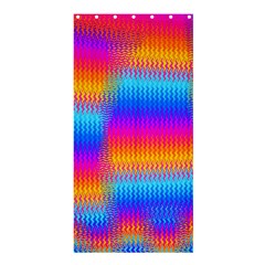 Psychedelic Rainbow Heat Waves Shower Curtain 36  X 72  (stall) 