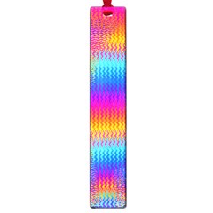 Psychedelic Rainbow Heat Waves Large Book Marks by KirstenStar