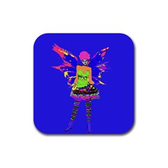 Fairy Punk Rubber Coaster (square)  by icarusismartdesigns