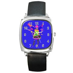 Fairy Punk Square Metal Watches by icarusismartdesigns