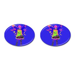 Fairy Punk Cufflinks (oval) by icarusismartdesigns