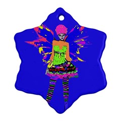 Fairy Punk Ornament (snowflake)  by icarusismartdesigns