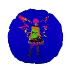 Fairy Punk Standard 15  Premium Flano Round Cushions Back