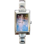 Splash 3 Rectangle Italian Charm Watches Front