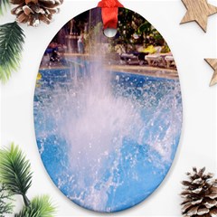 Splash 3 Ornament (oval) 