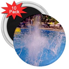 Splash 3 3  Magnets (10 Pack)  by icarusismartdesigns