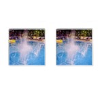 Splash 3 Cufflinks (Square) Front(Pair)