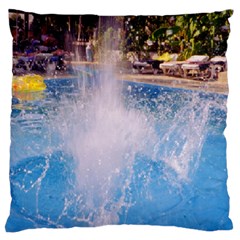 Splash 3 Large Flano Cushion Cases (two Sides) 