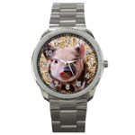 Sweet Piglet Sport Metal Watches Front