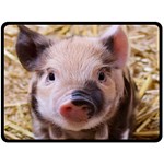 Sweet Piglet Fleece Blanket (Large)  80 x60  Blanket Front