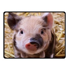 Sweet Piglet Double Sided Fleece Blanket (small) 