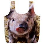 Sweet Piglet Full Print Recycle Bags (L)  Front