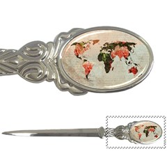 Vintageworldmap1200 Letter Opener