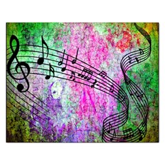 Abstract Music  Rectangular Jigsaw Puzzl