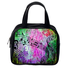 Abstract Music  Classic Handbags (one Side)