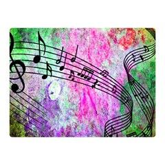 Abstract Music  Double Sided Flano Blanket (mini) 