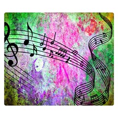 Abstract Music  Double Sided Flano Blanket (small)  by ImpressiveMoments