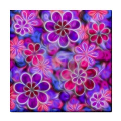 Pretty Floral Painting Tile Coasters