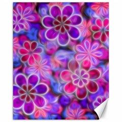 Pretty Floral Painting Canvas 16  X 20  