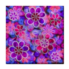 Pretty Floral Painting Face Towel