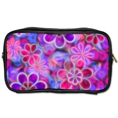 Pretty Floral Painting Toiletries Bags