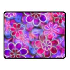 Pretty Floral Painting Fleece Blanket (small) by KirstenStar