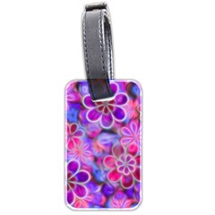 Pretty Floral Painting Luggage Tags (two Sides)