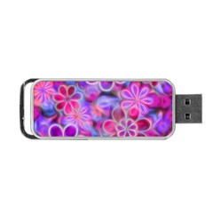 Pretty Floral Painting Portable Usb Flash (one Side) by KirstenStar