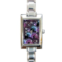 Stunning Sea Shells Rectangle Italian Charm Watches