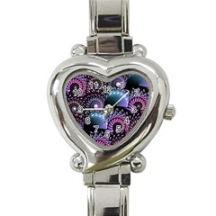 Stunning Sea Shells Heart Italian Charm Watch