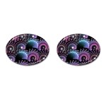 Stunning Sea Shells Cufflinks (Oval) Front(Pair)