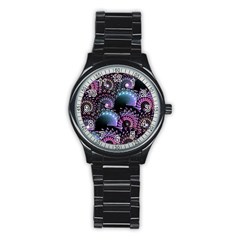 Stunning Sea Shells Stainless Steel Round Watches