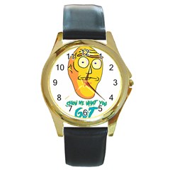 Show Me What You Got New Fresh Round Gold Metal Watches