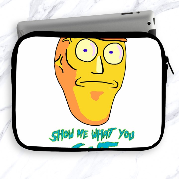 Show Me What You Got New Fresh Apple iPad 2/3/4 Zipper Cases