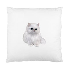 White Persian Cat Clipart Standard Cushion Case (one Side) 