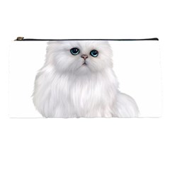 White Persian Cat Clipart Pencil Cases