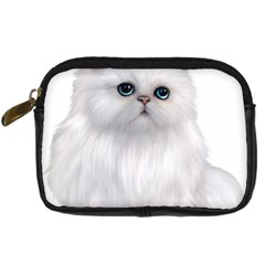 White Persian Cat Clipart Digital Camera Cases