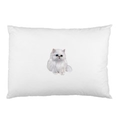 White Persian Cat Clipart Pillow Cases (two Sides) by AlteredStates