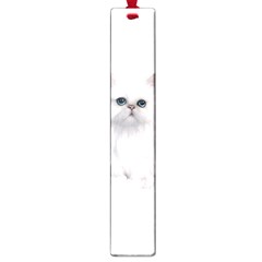 White Persian Cat Clipart Large Book Marks by AlteredStates