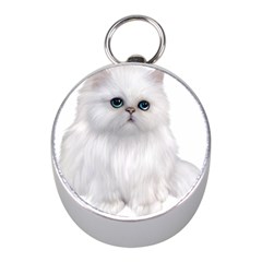 White Persian Cat Clipart Mini Silver Compasses